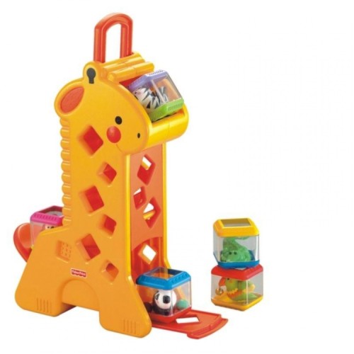 Жираф с кубиками Fisher Price