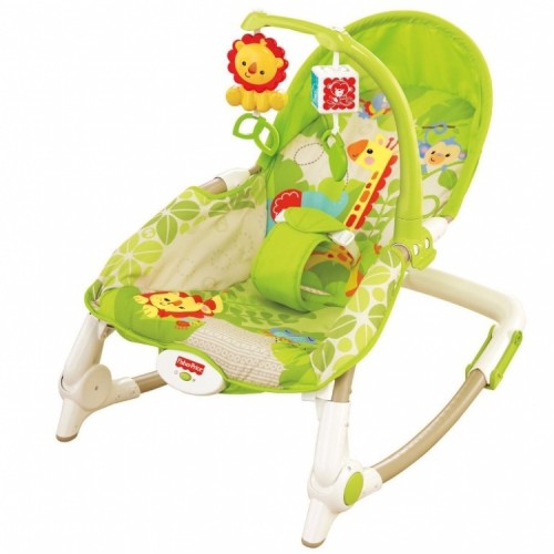 Кресло-качалка Львенок из тропического леса Fisher Price