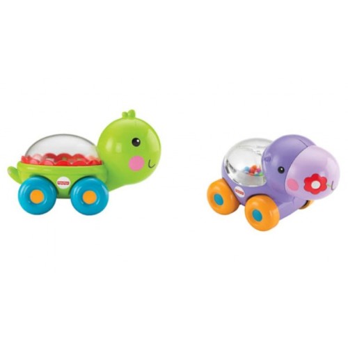 Черепашка/бегемотик с прыгающими шариками  Fisher Price
