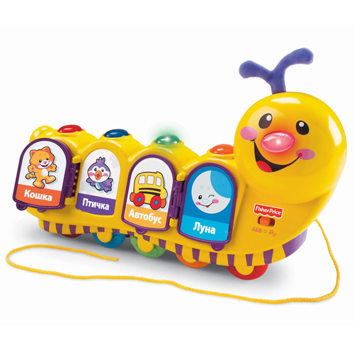 Веселая гусеница Смейся и Учись Fisher Price