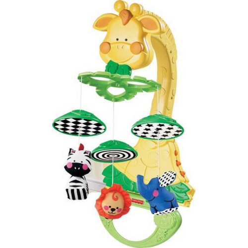 Мобиль Жираф с зеркальцем Fisher Price